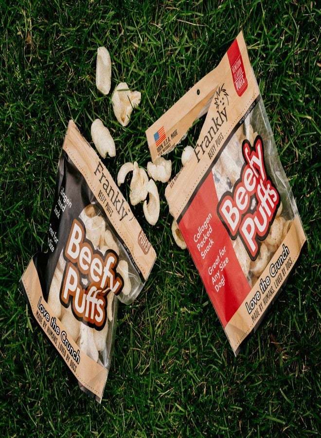 Frankly 3 Pack of Venison Beefy Puffs Dog Treats, 2.5 Ounces Each, Made in The USA - Image 2